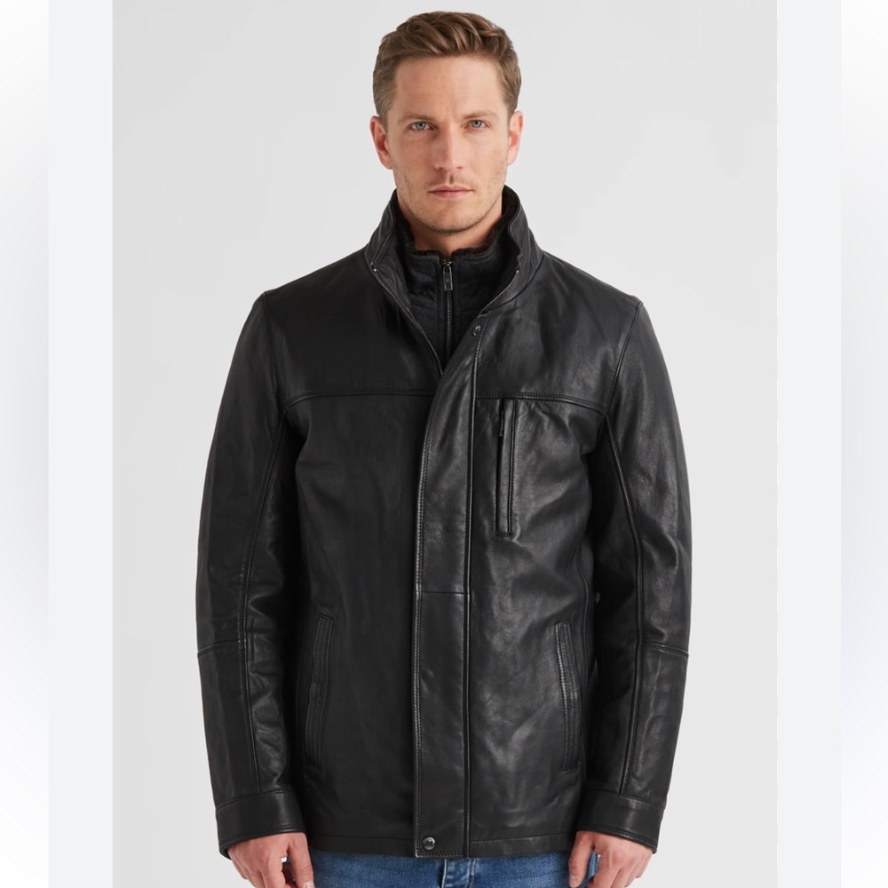 Britches | NWOT Mr Big & Tall Lamb Leather Coat